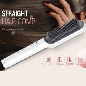 909 Hair Straightener Brush – Fast Heating, Smooth