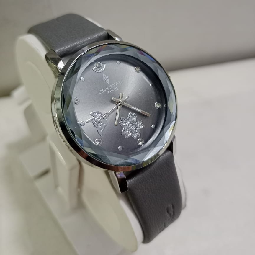 Crystal Time Womens Strap Watch With Crystal - Image 2