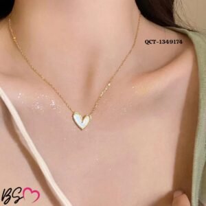 QCT-174 Mini Heart Stainless Steel Necklace