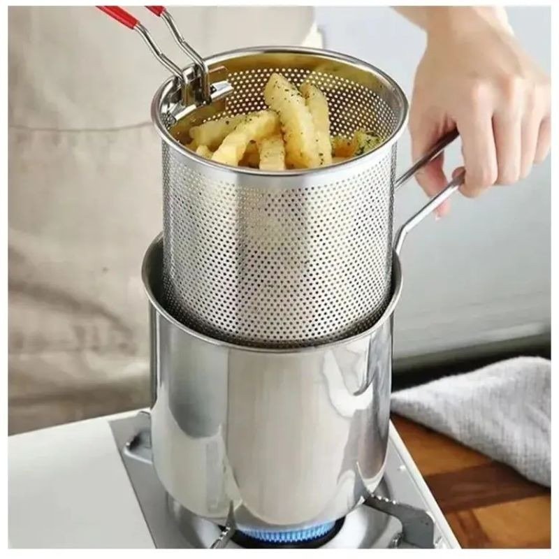 Stainless Steel Deep Fryer Pot - Image 2