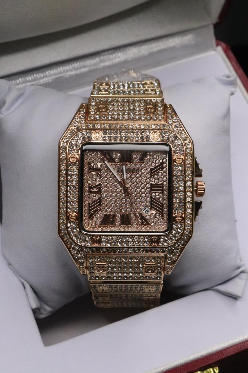 CTR Watch Stone Mens Striking Stone Finish Precision Quartz Comfortable - Image 4