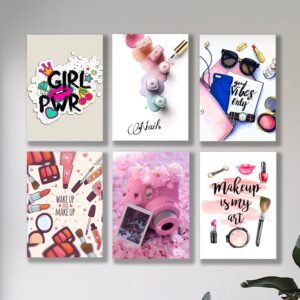 Set of 6 Fashion & Empowerment Wall Art Frames