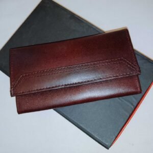 Leather Clutch Elegant Design Premium Quality Smooth Finish Easy Carry