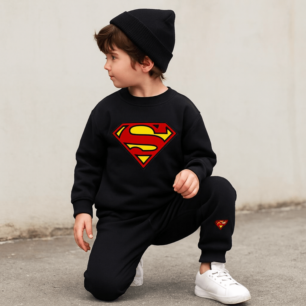 Kids Winter Tracksuit Set | Fleece Jumper & Bottoms for Boys & Girls - Image 3