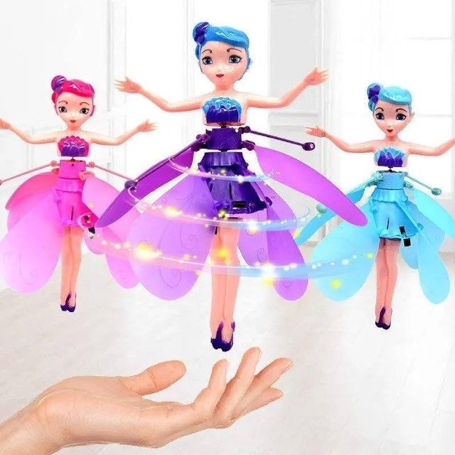 Magical Flying Fairy Doll,hand Sensor Control / Sky Dancers Flying Toy - Image 3