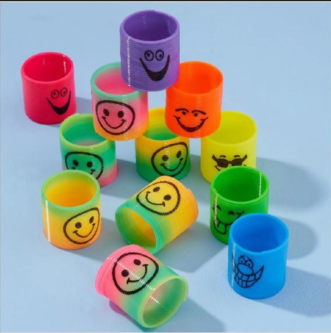 Pack of 12 Magic Slinky Spring Finger Fidget Toys - Image 2
