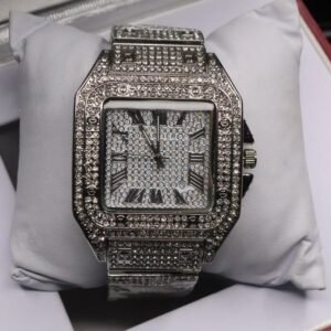 CTR Watch Stone Mens Striking Stone Finish Precision Quartz Comfortable