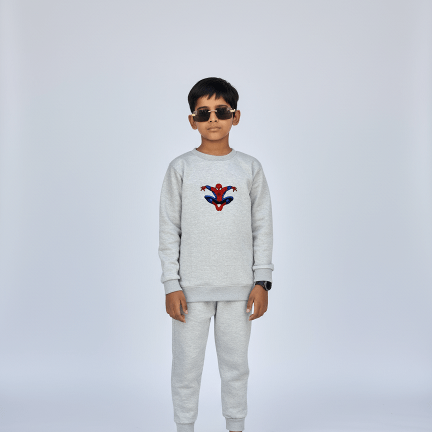 Kids Fleece Tracksuit | Sweatshirt & Pajama Set for Baby Boys - Image 2