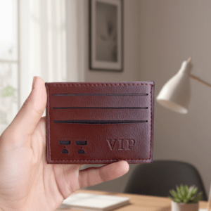 Pu Leather Vip Card Holder Wallet Providing Durable Quality