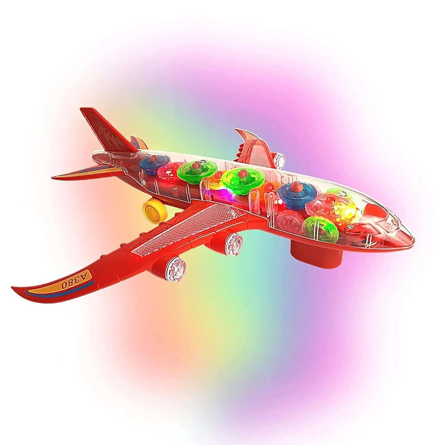 New Trending Transparent Gear Plane Toy - Image 3