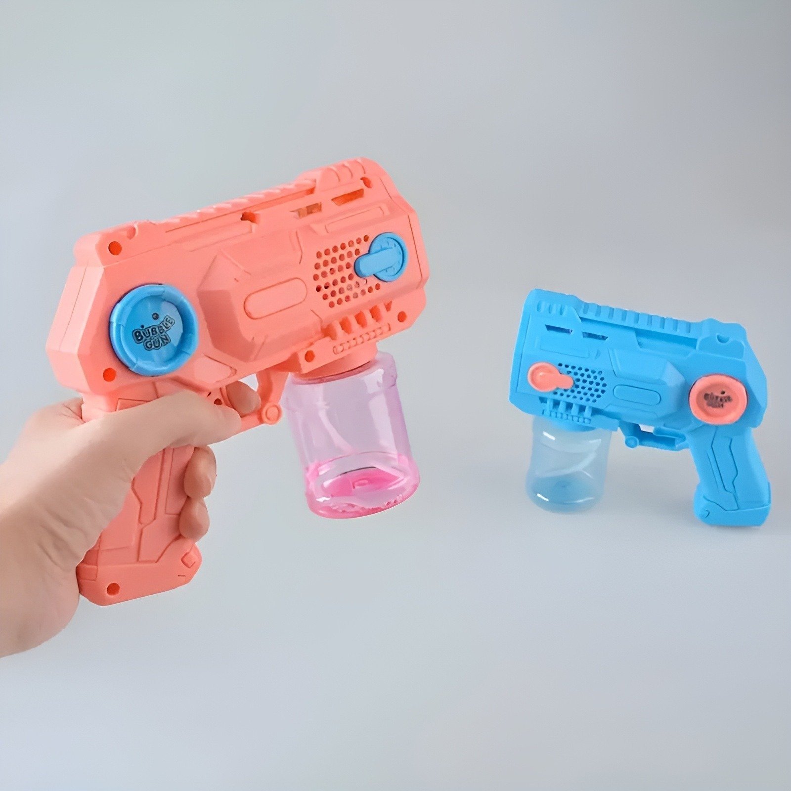 Children’s Handheld Porous Electric Bubble Gun with Lights & Music - Image 3